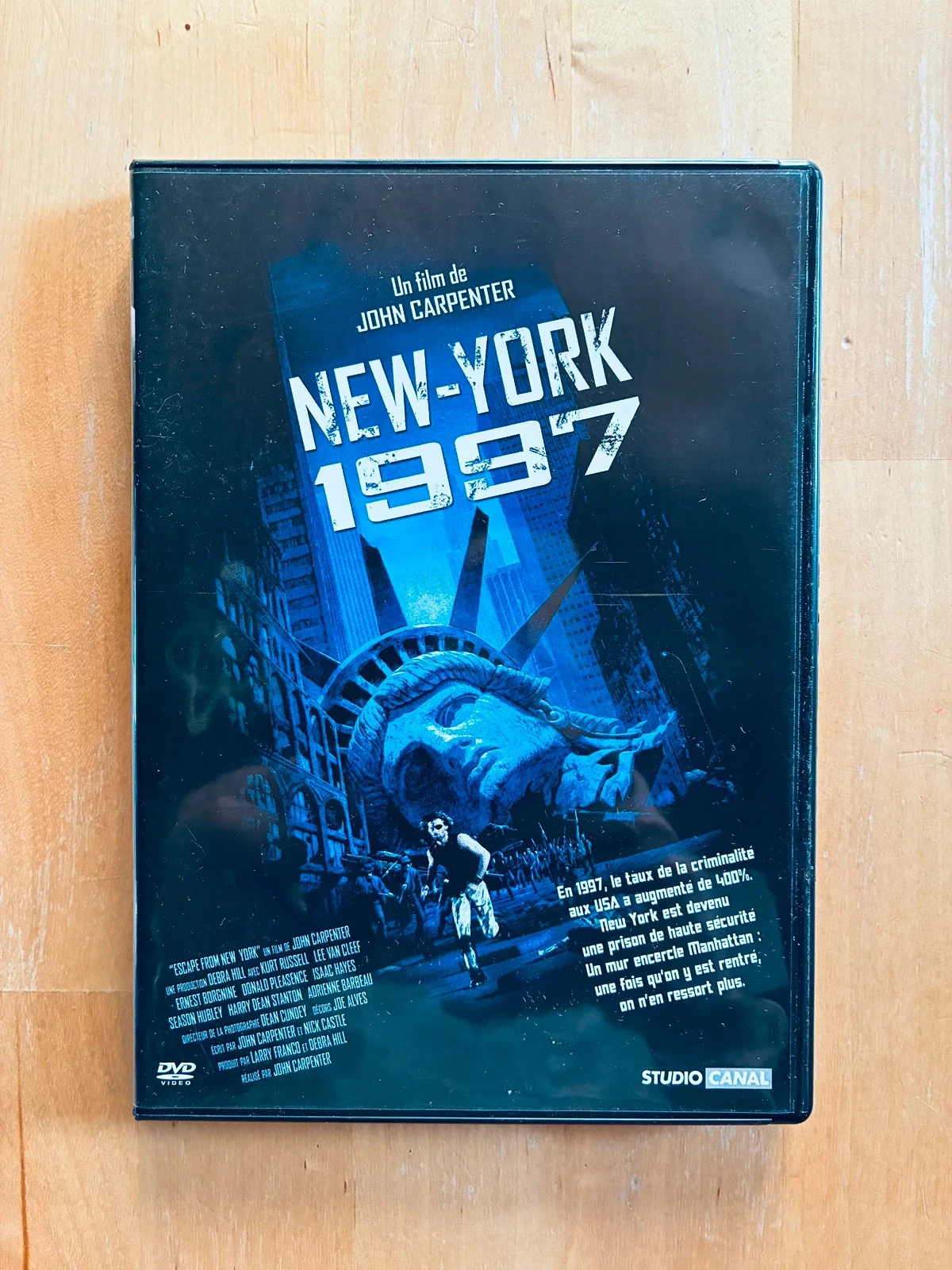 DVD New York 1997 de John Carpenter.